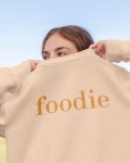FOODIE - female sweatshirt beige
