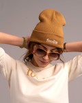 FOODIE -  beanie hat carmel