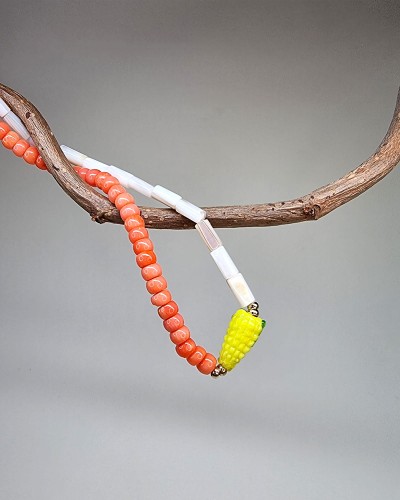 CORN coral necklace
