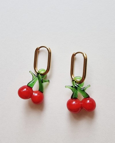 Cherry earings 