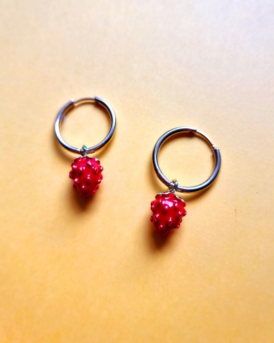 Wild Strawberry earings 