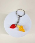 Banana & Lemon Keychain