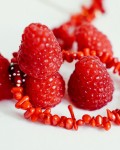STRAWEBERRY coral necklace - blue (1)